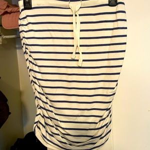 Ann Taylor loft cinched midi skirt